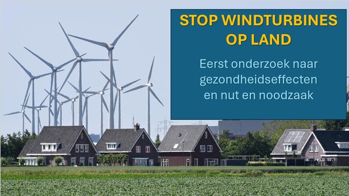 stop wind turbines petition